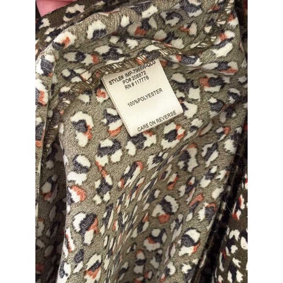 Lovestitch Sleeveless Maxi Dress With V-Neck Leopard Print Pattern With Pockets - Picture 8 of 13